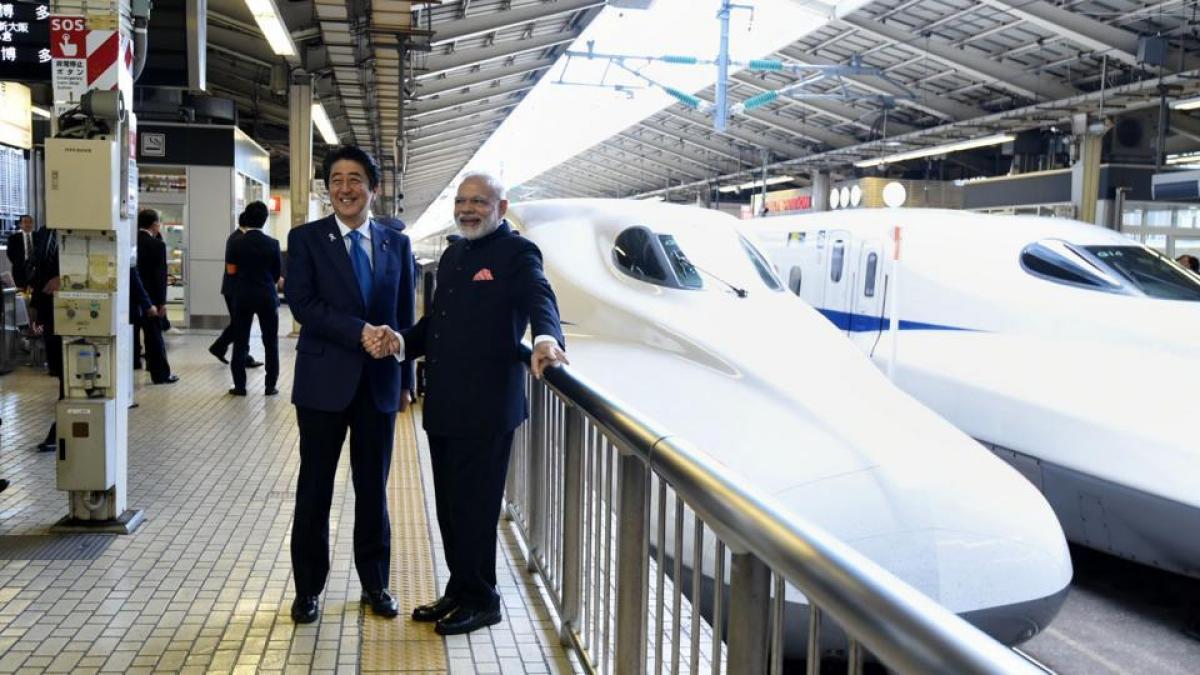 PM Narendra Modi And Shinzo Abe To Lay Foundation Stone For Bullet Train Project On Thursday